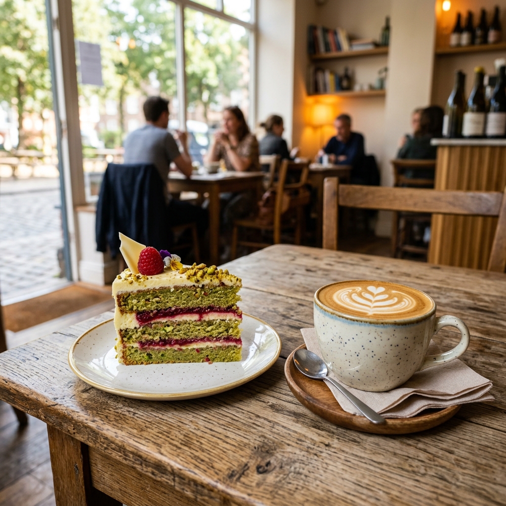 Gourmet Cake and Latte Art